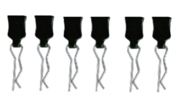 ABZ86101-10 Karoklammern + Grip Mini-Amt 6 Stück